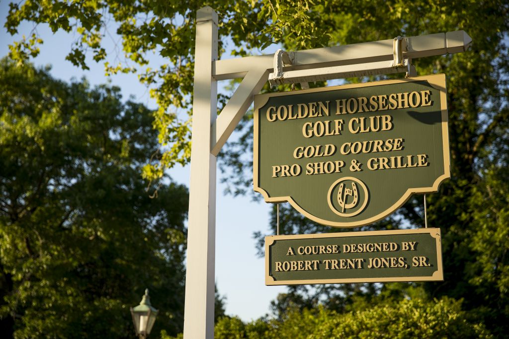 Gold Course Entrance Sign